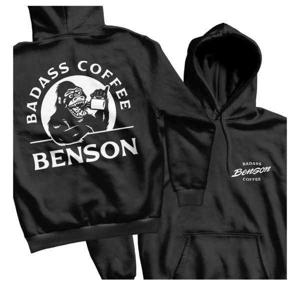 Benson Badass Coffee, Hoodie, schwarz