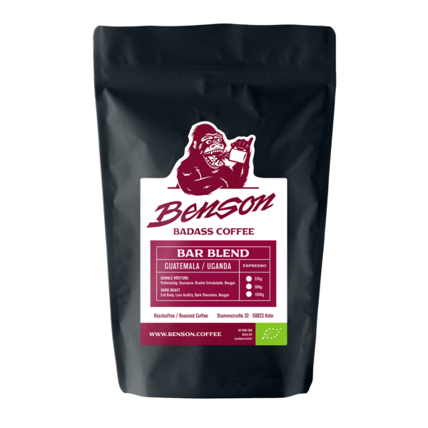 Benson Coffee – Bar Blend – Espresso – Bio