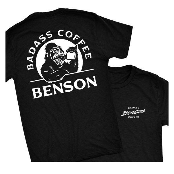 Benson Badass Coffee, T-Shirt, schwarz