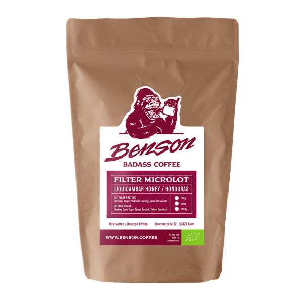 Benson Coffee – Honduras – Liquidambar Honey – Filter – Bio