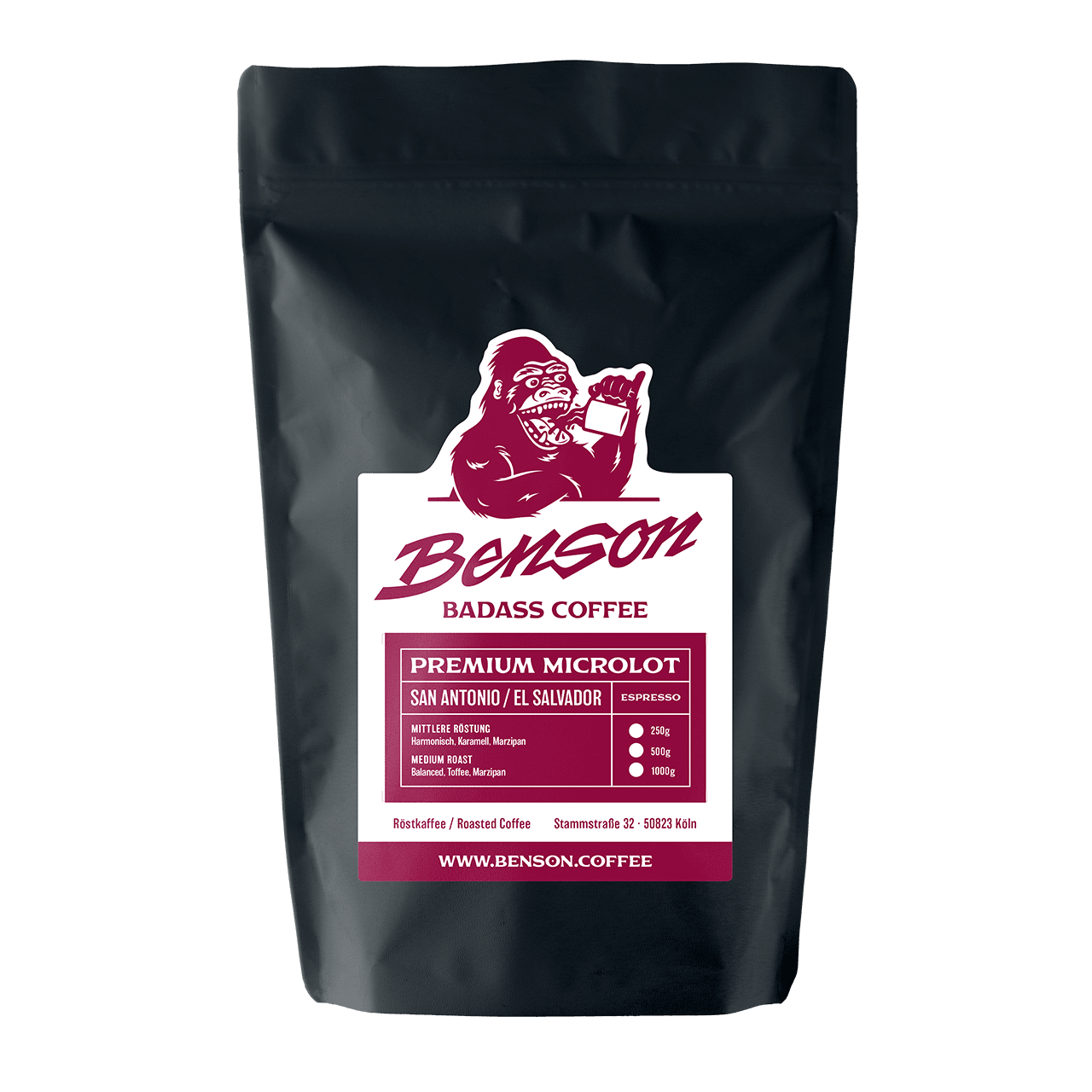 Benson Coffee – San Antonio – El Salvador – Espresso