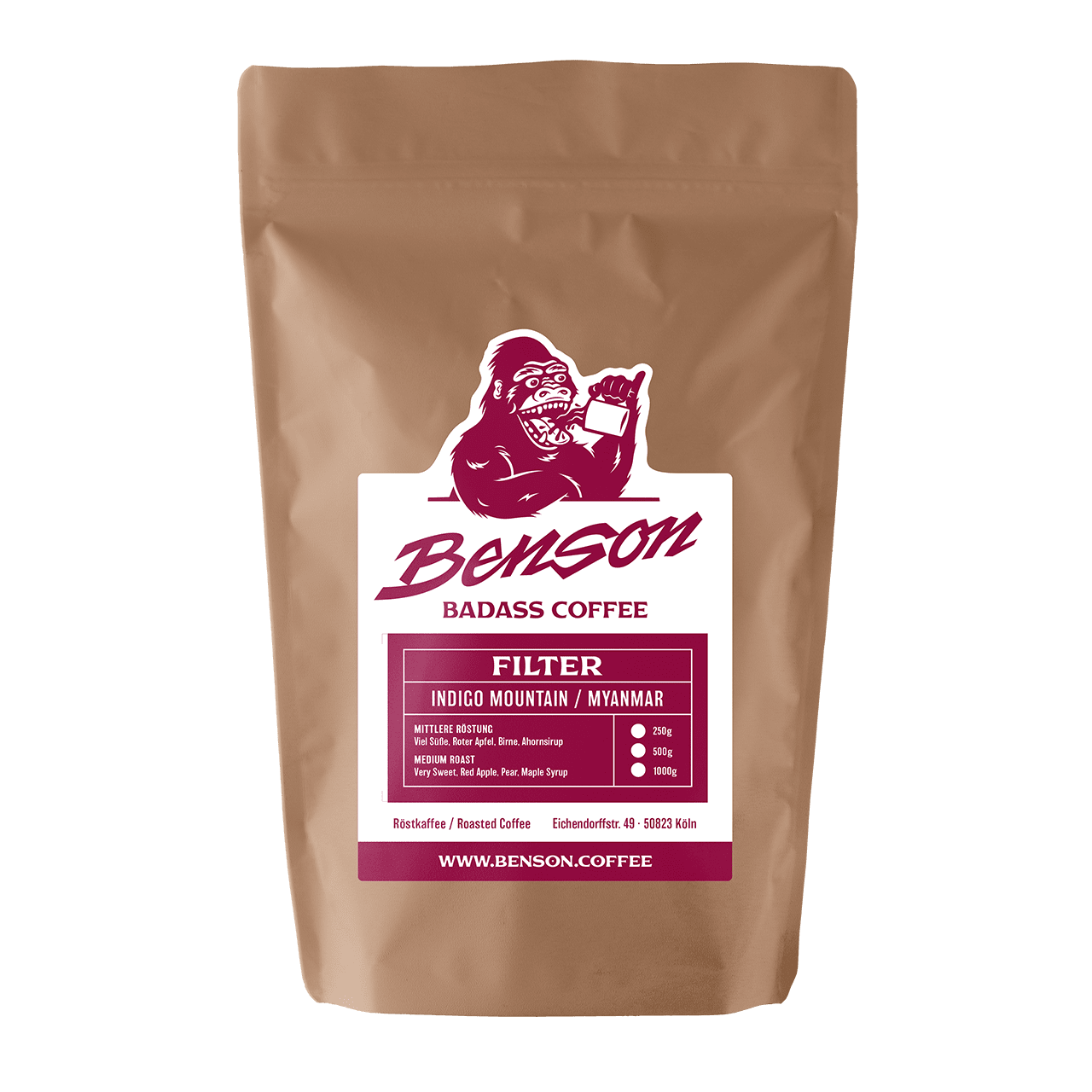 Benson Coffee – Indigo Mountain – Myanmar – Filter
