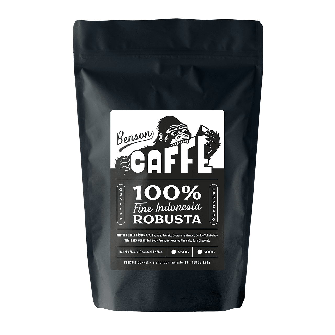 Benson Coffee – 100% Fine Indonesia Robusta – Espresso
