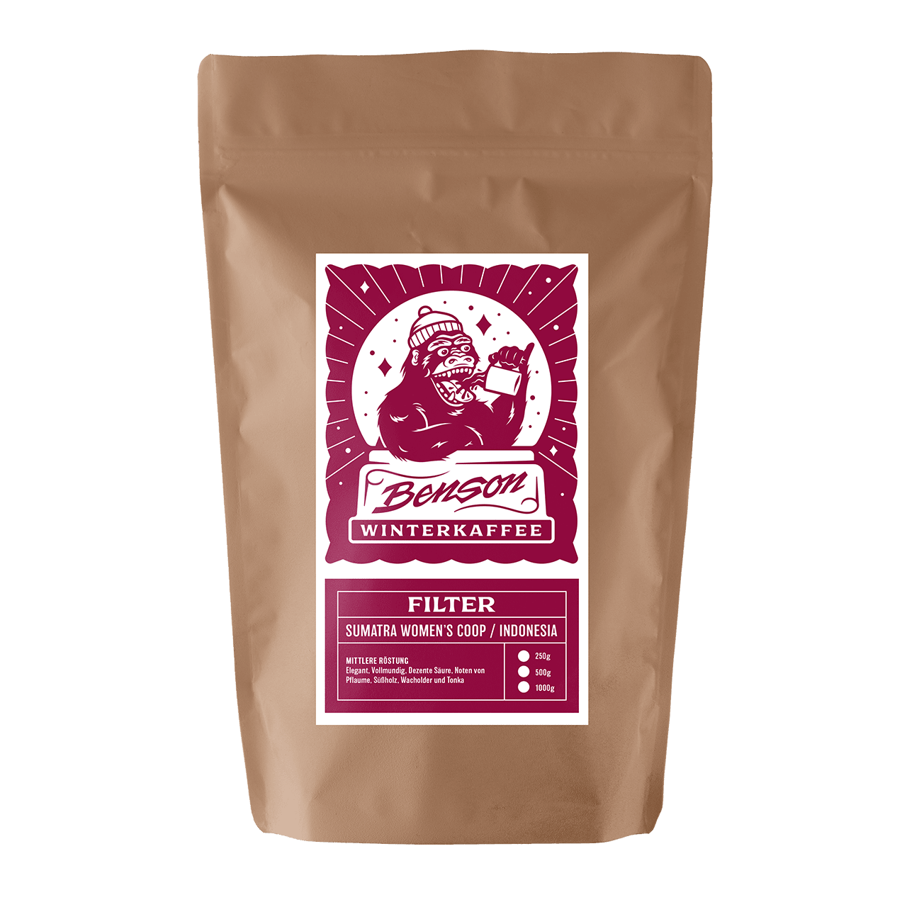 Benson Coffee – Winterkaffee – Filter – Organic