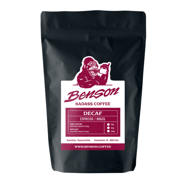 Benson Coffee – Espresso – Decaf – Brazil