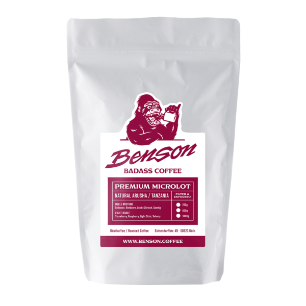 Benson Coffee – Natural Arusha – Tanzania – Premium Microlot