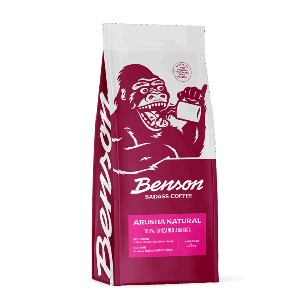 Benson Coffee – Arusha Natural – Tanzania – Filter & Espresso